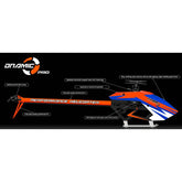 Tron 7.0 Dnamic PRO Helicopter Kit (w/o Blades) - Blue Neon Orange